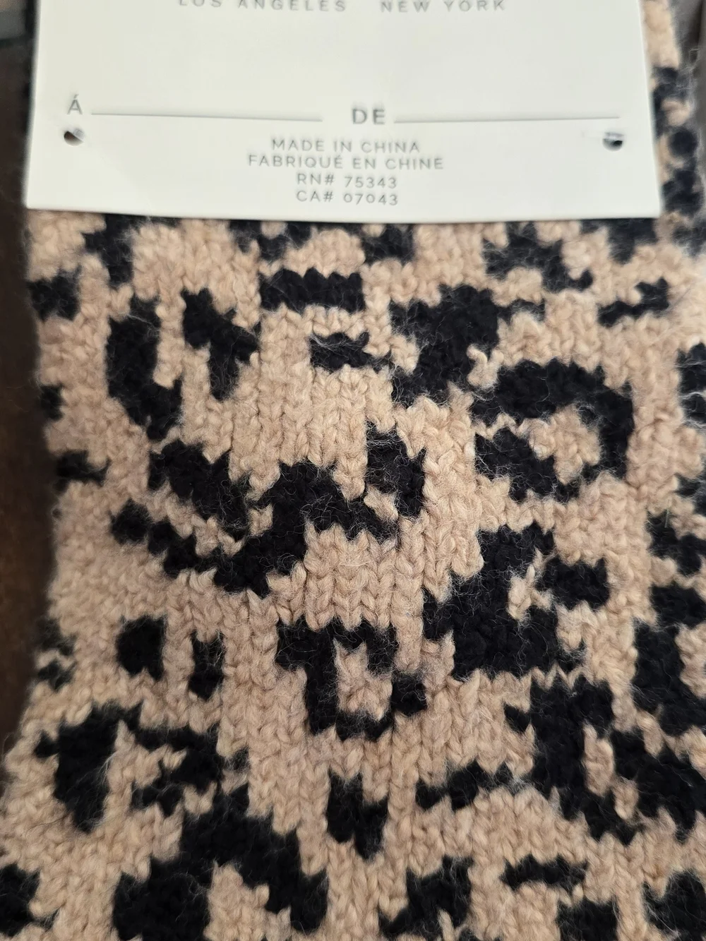 Rachel Zoe Leopard Knit Hair Band- Black/Beige, 4 Hair Clip Pack Bundled